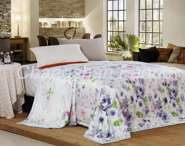 Bedding Fabrics-Sateen Stock