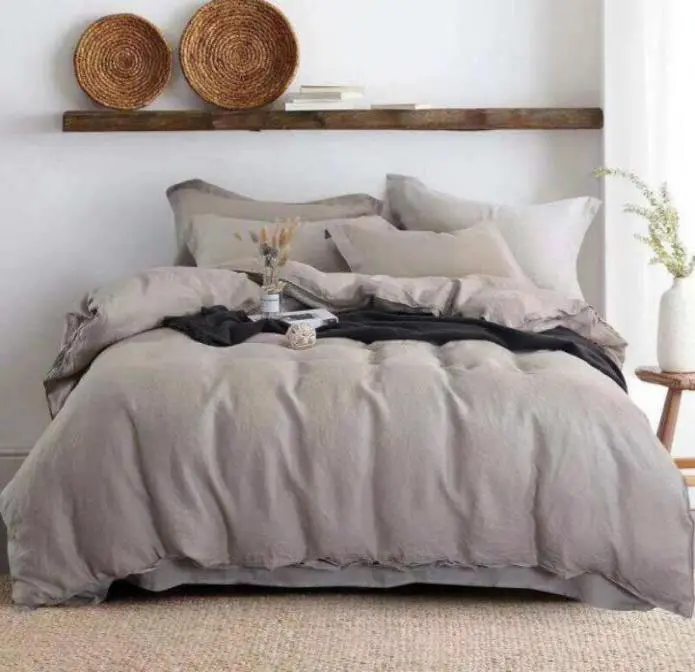 Zig'irdan tayyorlangan uy to'qimachilik matosi Flax Home Textile Fabric