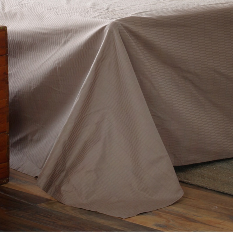 100% bawełniany żakardowy prześcieradło 100% Cotton Jacquard Bed Sheet