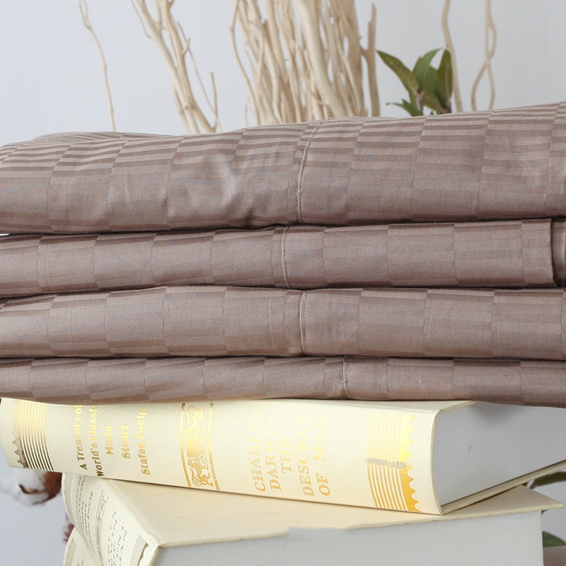 100% bawełniany żakardowy prześcieradło 100% Cotton Jacquard Bed Sheet