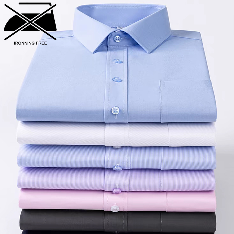 CVC Bügelfräi Hemdenstoff CVC Ironning Free Shirting Fabric